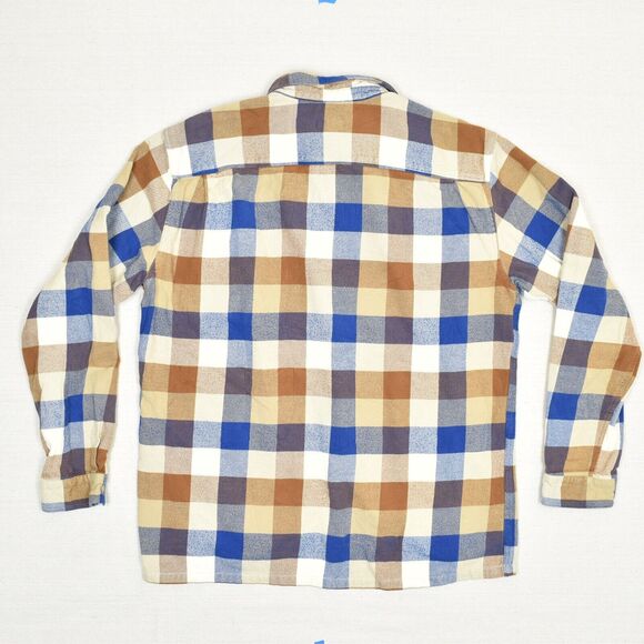 Patagonia Button Down Shirt Long Sleeve Plaid Cotton Multicolor Size L Flannel - Picture 3 of 8